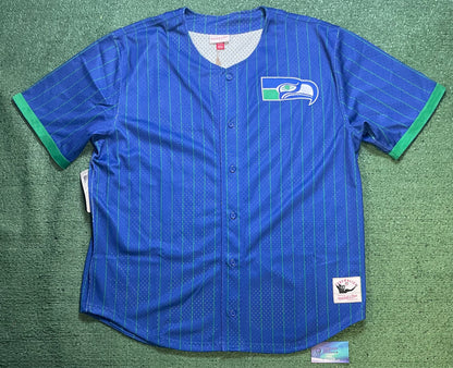 Seattle Seahawks Mitchell & Ness baseball jersey