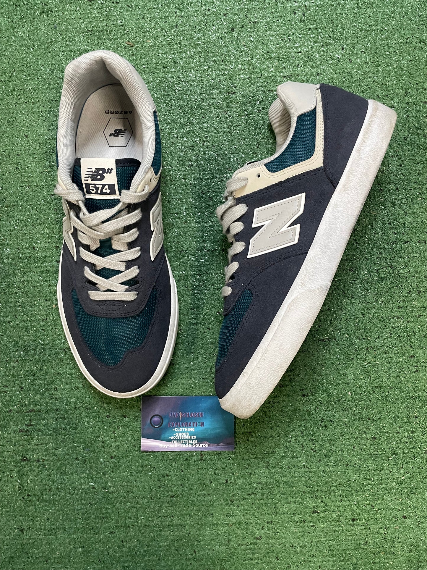 New Balance Numeric 574 navy grey size 10men/11.5women
