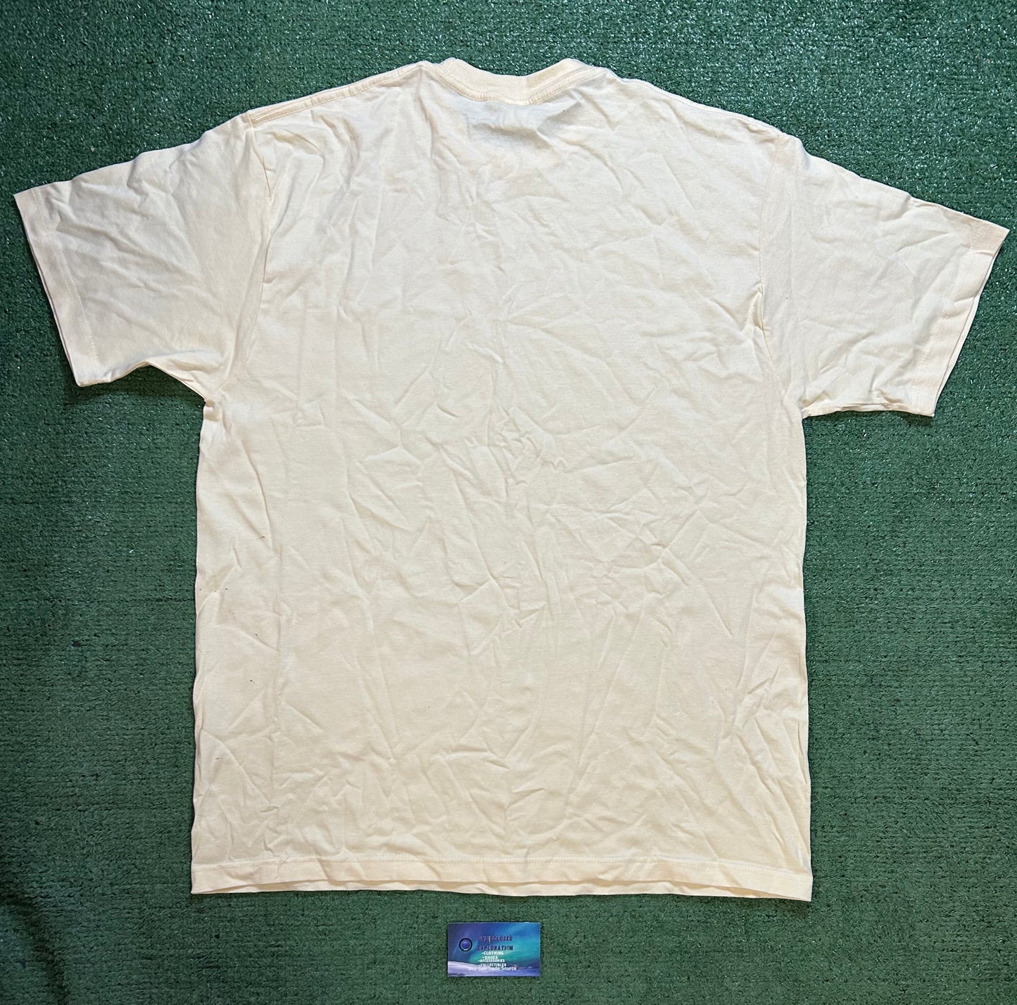 Pale yellow blank tee