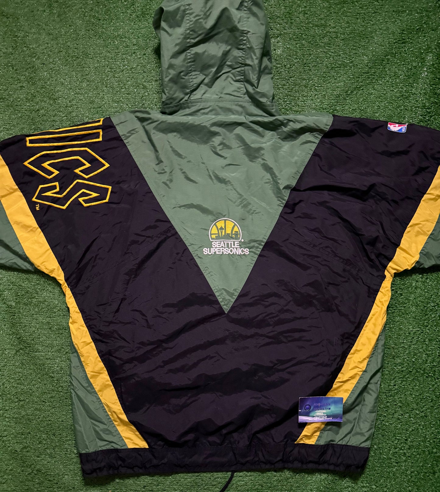Vintage Seattle SuperSonics Jacket 90s Nutmeg