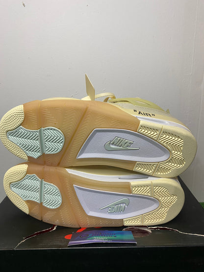 Jordan 4 off white sail size 8.5men/10women