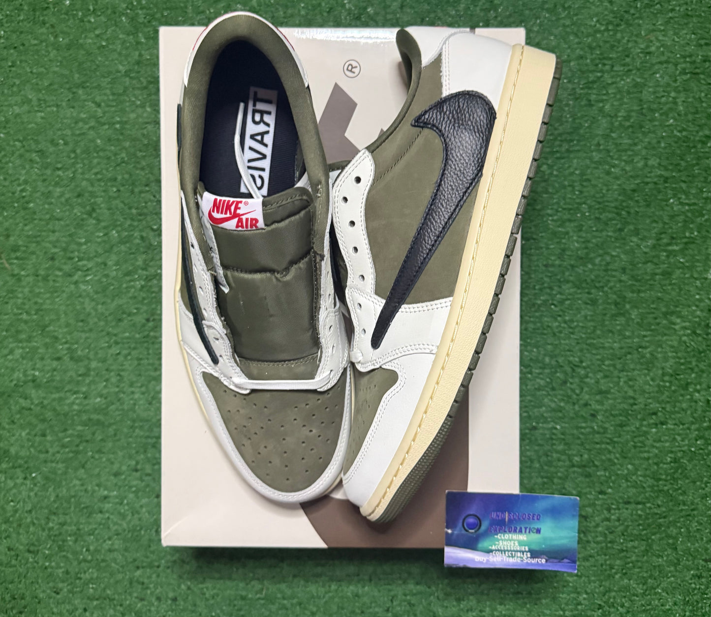Jordan 1 Low Travis Scott Medium Olive