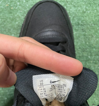 Nike Air Force 1 low gortex black size 10men/11.5women