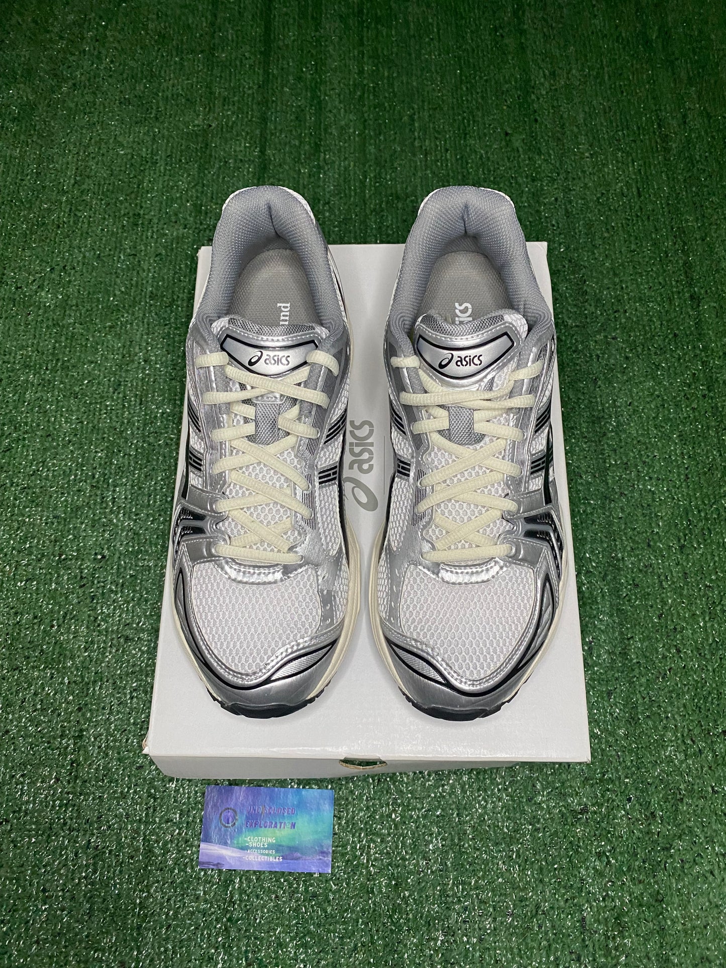 JJJJound asics gel kayano 14 silver black