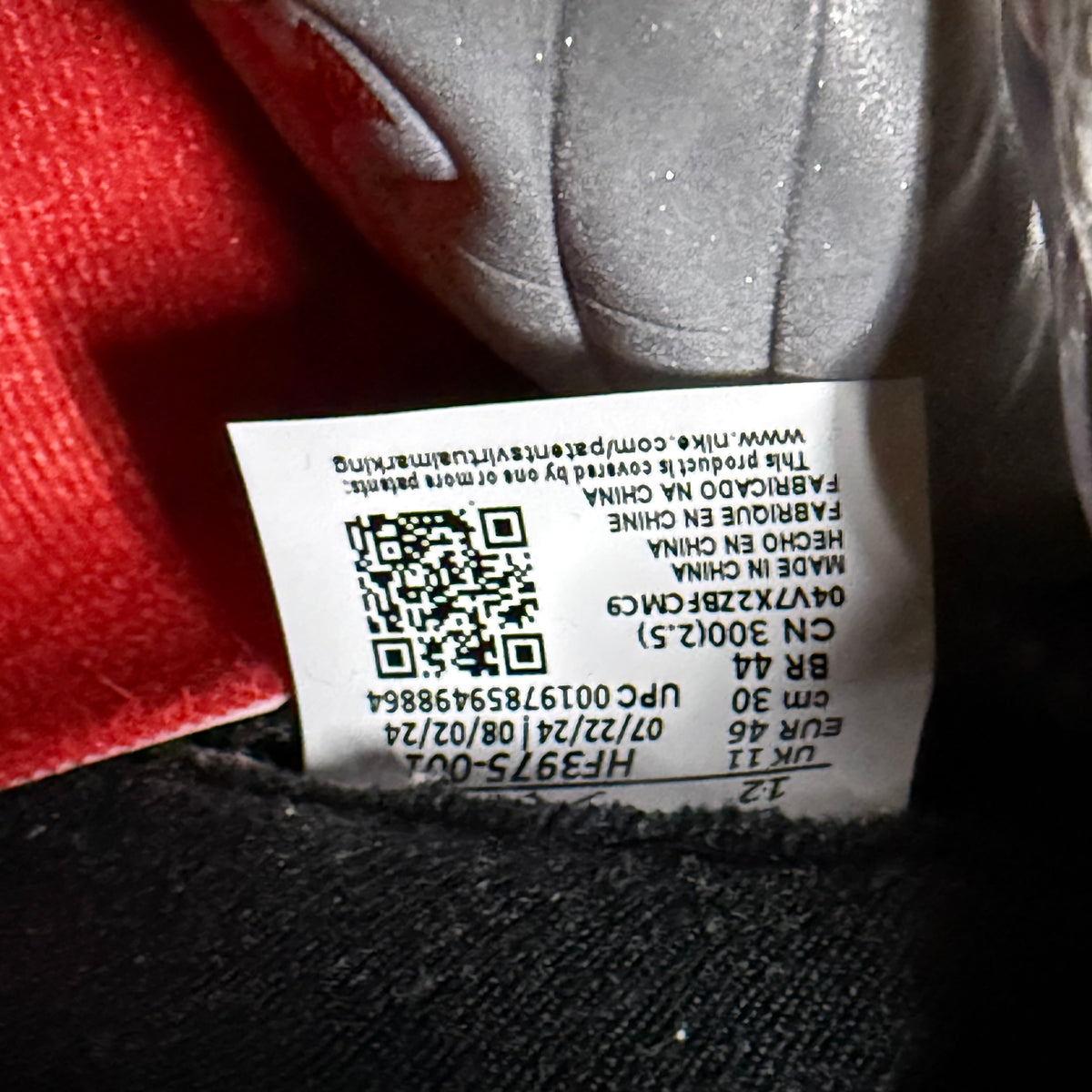Jordan 5 Black Metallic Reimagined 12 Men “Preowned”