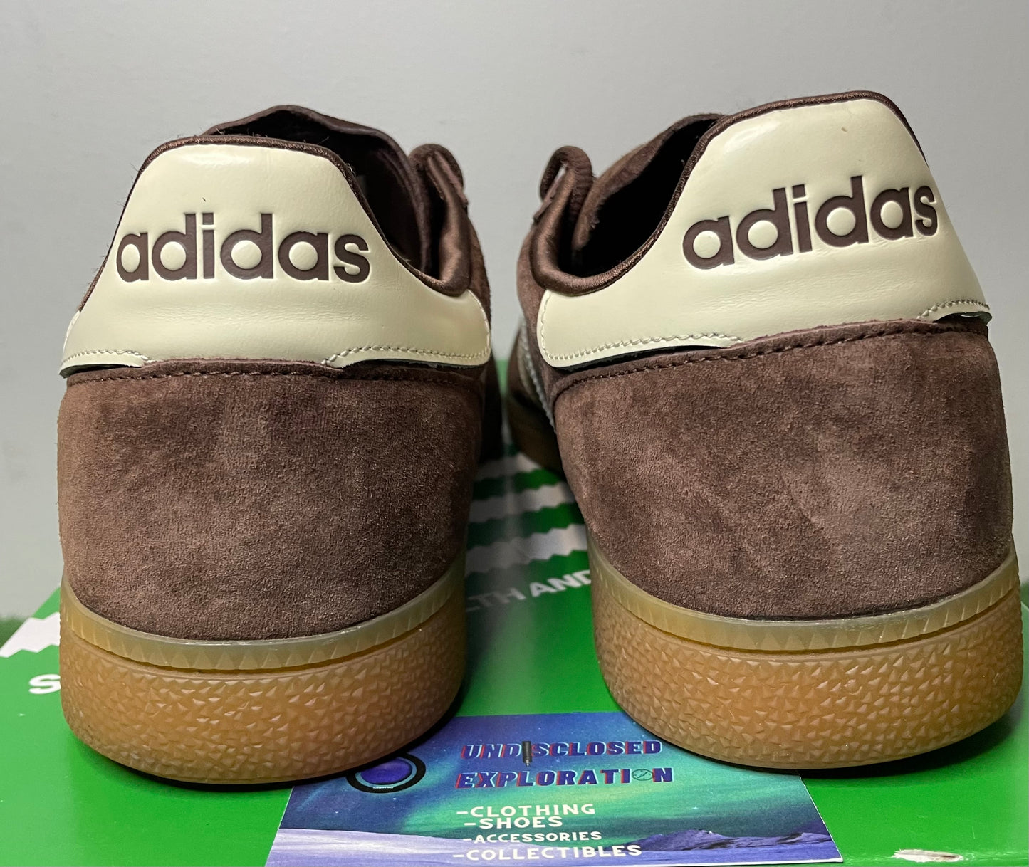 Adidas handball spezial sporty and rich brown size 12men/13.5women