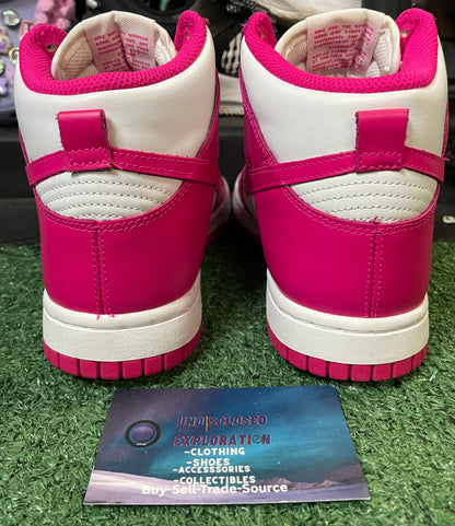 Nike dunk high pink prime size 5.5youth/7women