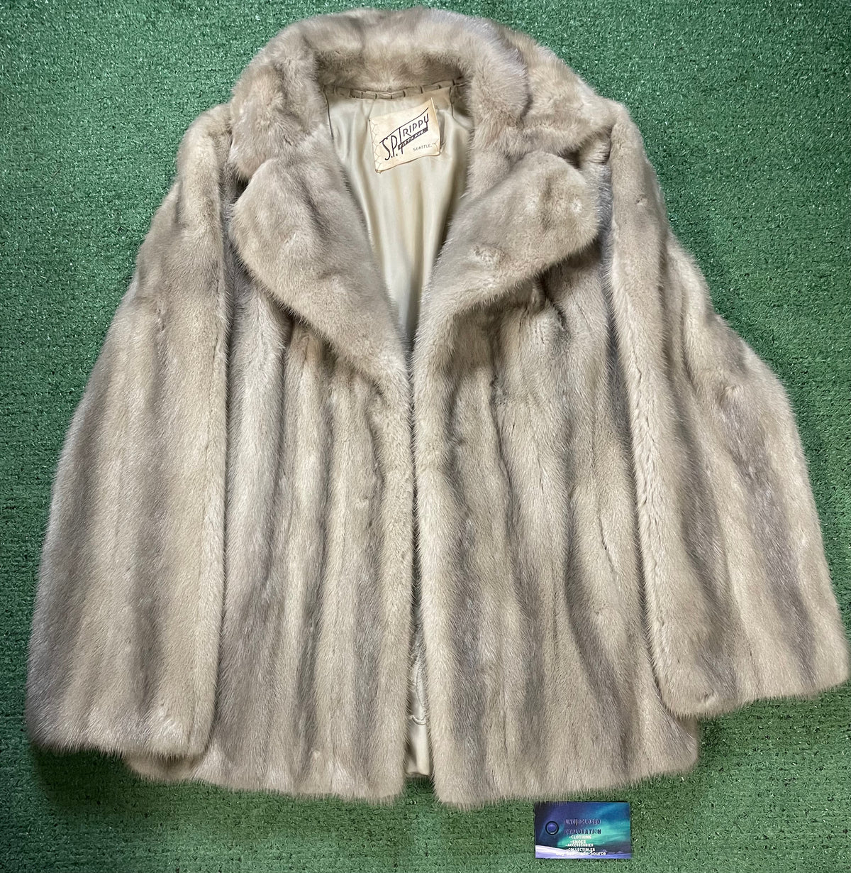 Vintage 1970s Salvator P. Trippy mink fur coat