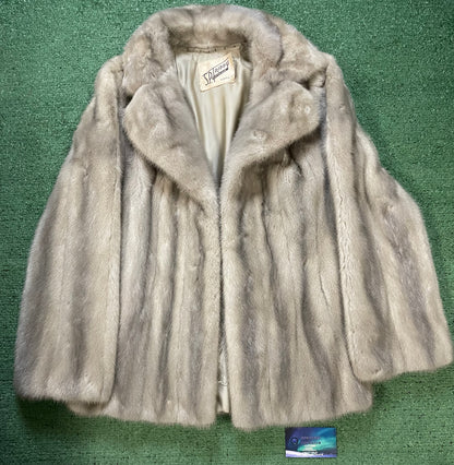 Vintage 1970s Salvator P. Trippy mink fur coat