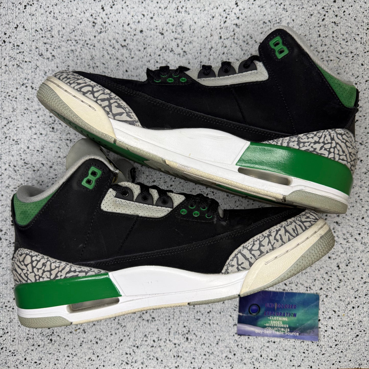 Jordan 3 Pine Green 10.5 Men “Preowned”