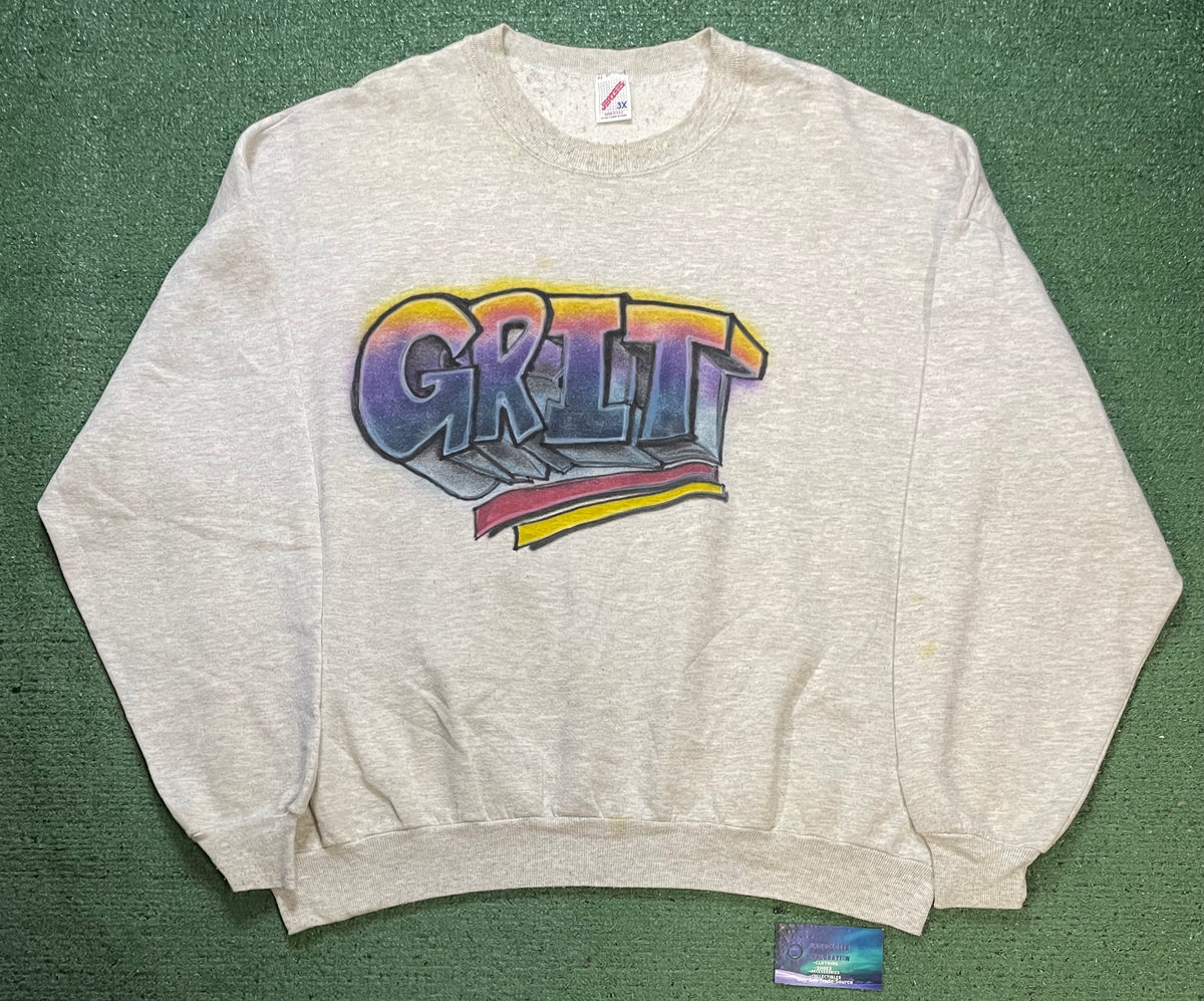 Vintage 1990s Grit spray paint crewneck