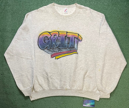 Vintage 1990s Grit spray paint crewneck