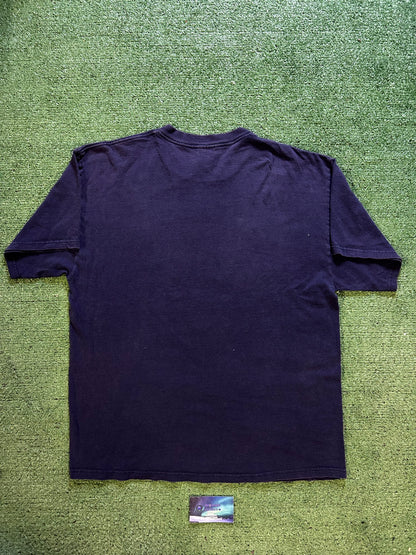 Vintage round bodies gym Simpsons Springfield tee