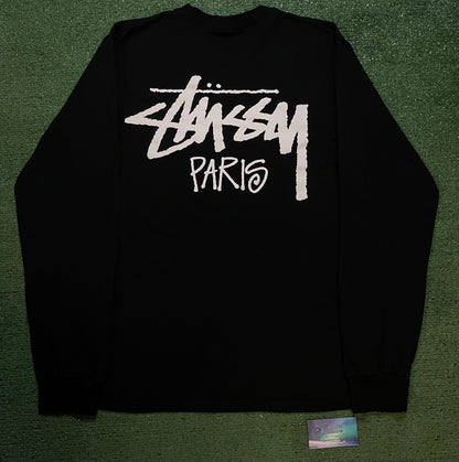 Stussy Paris black longsleeve
