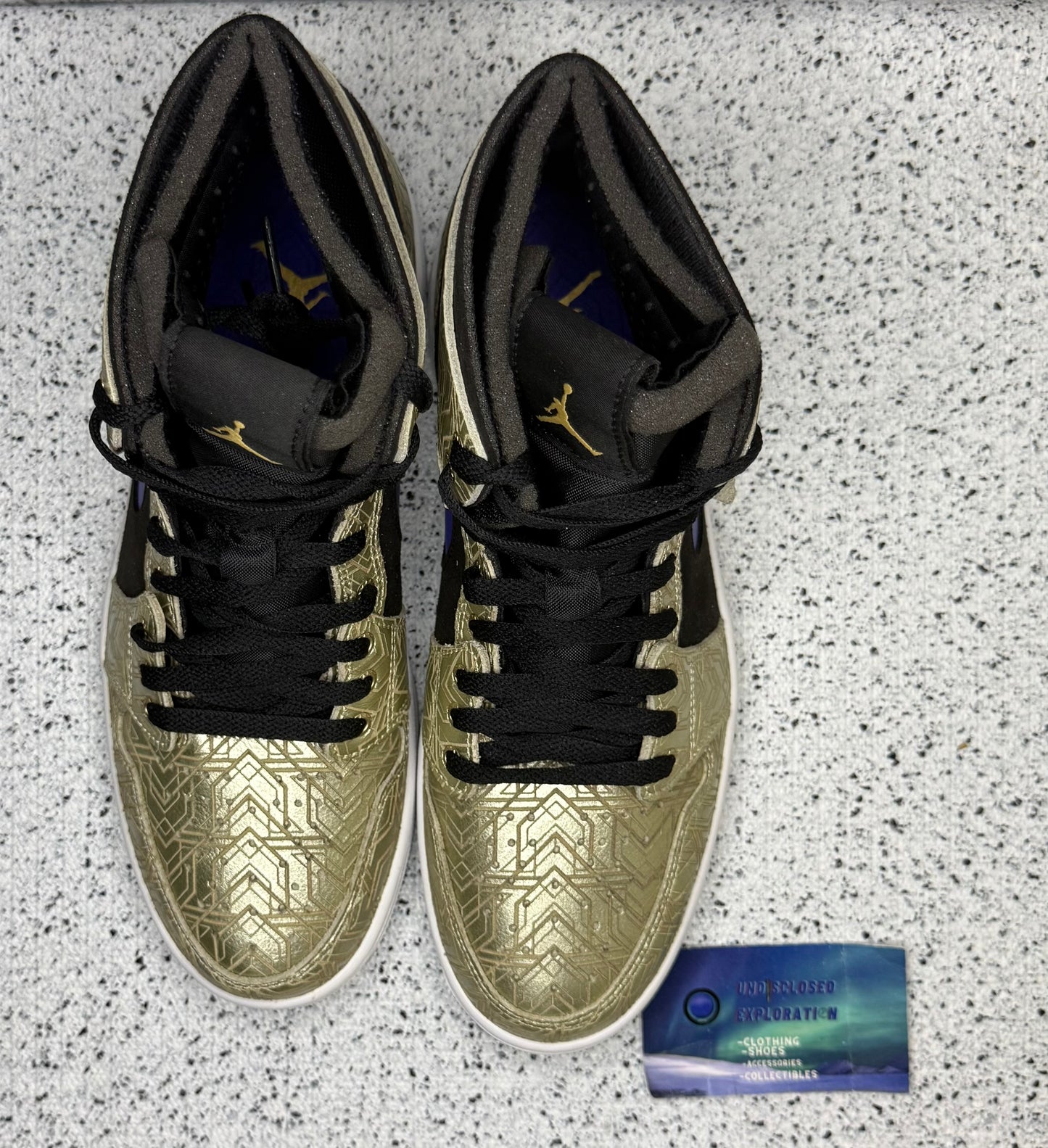 Jordan 1 Zoom CMFT Gold Laser 9 Men/10.5 Women “Preowned”