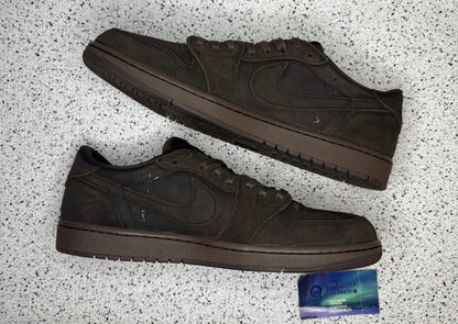 Jordan 1 Low Travis Scott Velvet 12.5 Men/14 Women “Preowned”