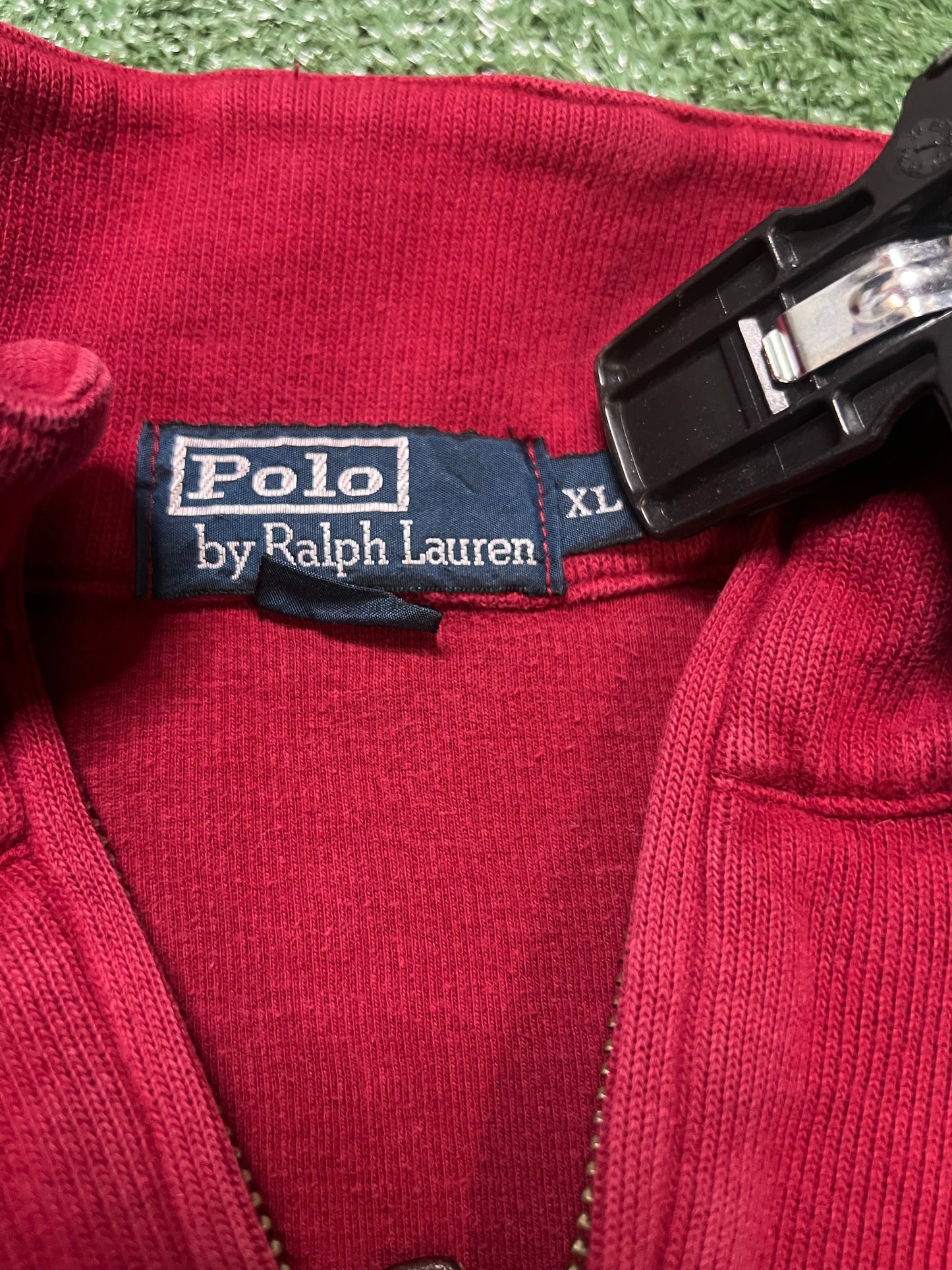 Polo Ralph Lauren red quarter zip