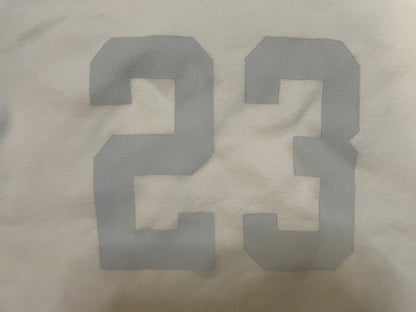 Brandy Melville/John Galt 23 white and light blue tee