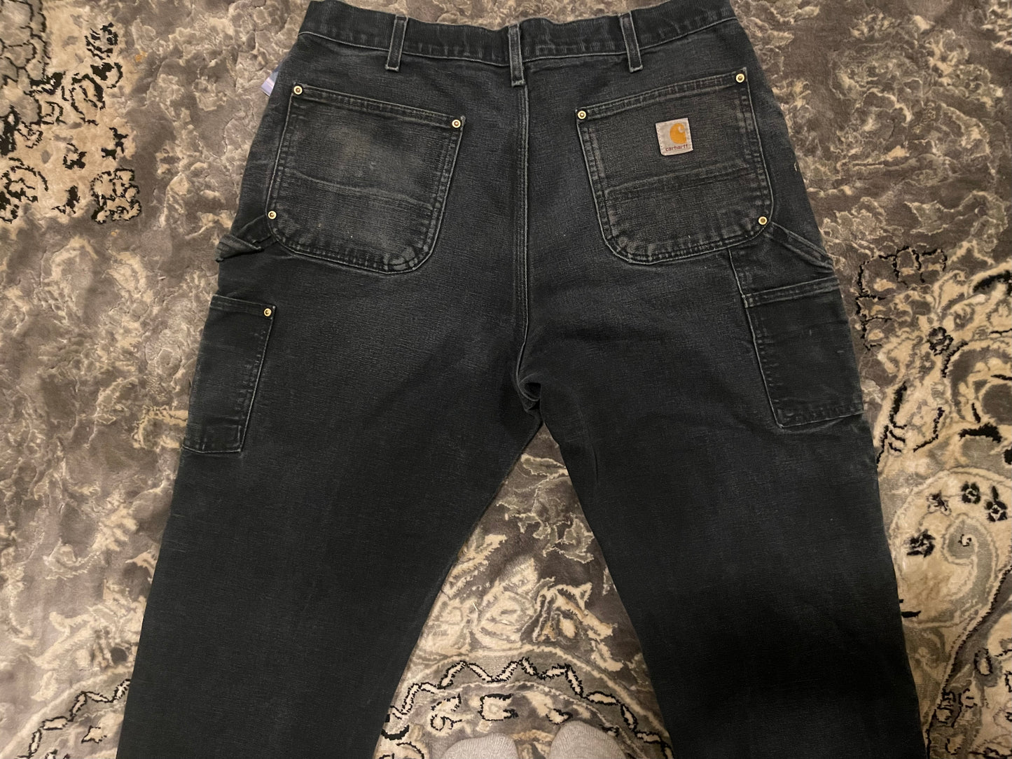 Vintage Carhartt Double Knee Black Jeans