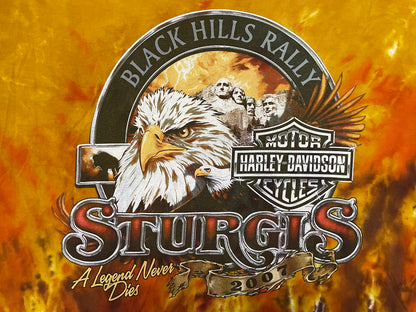 Vintage 2000s Harley Davidson black hills rally tee