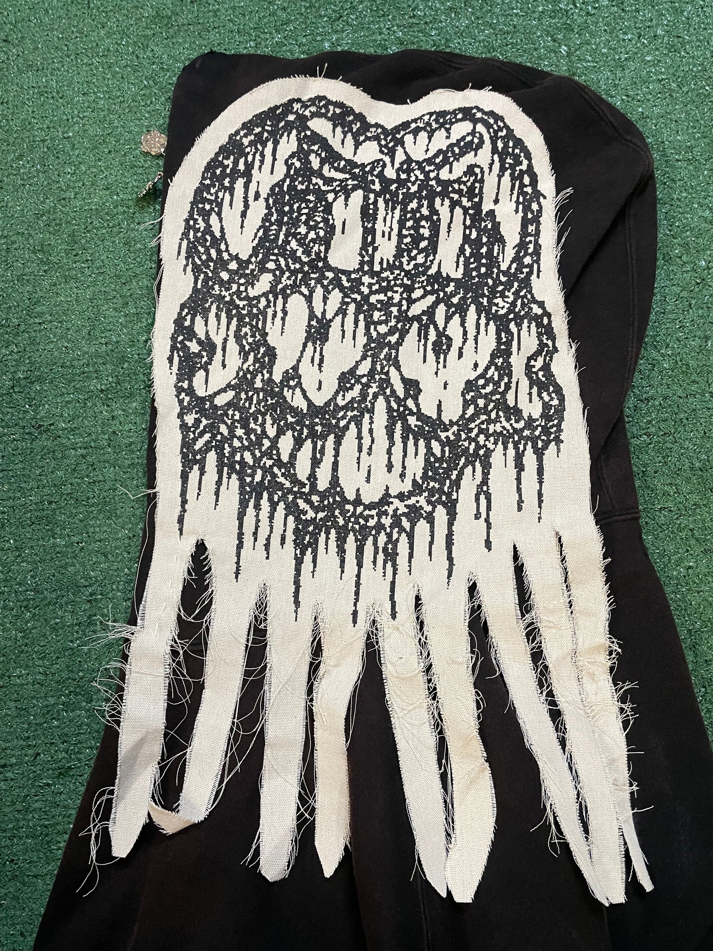 CHITO Punk patch zipup hoodie