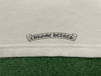 Chrome Hearts neck logo white longsleeve