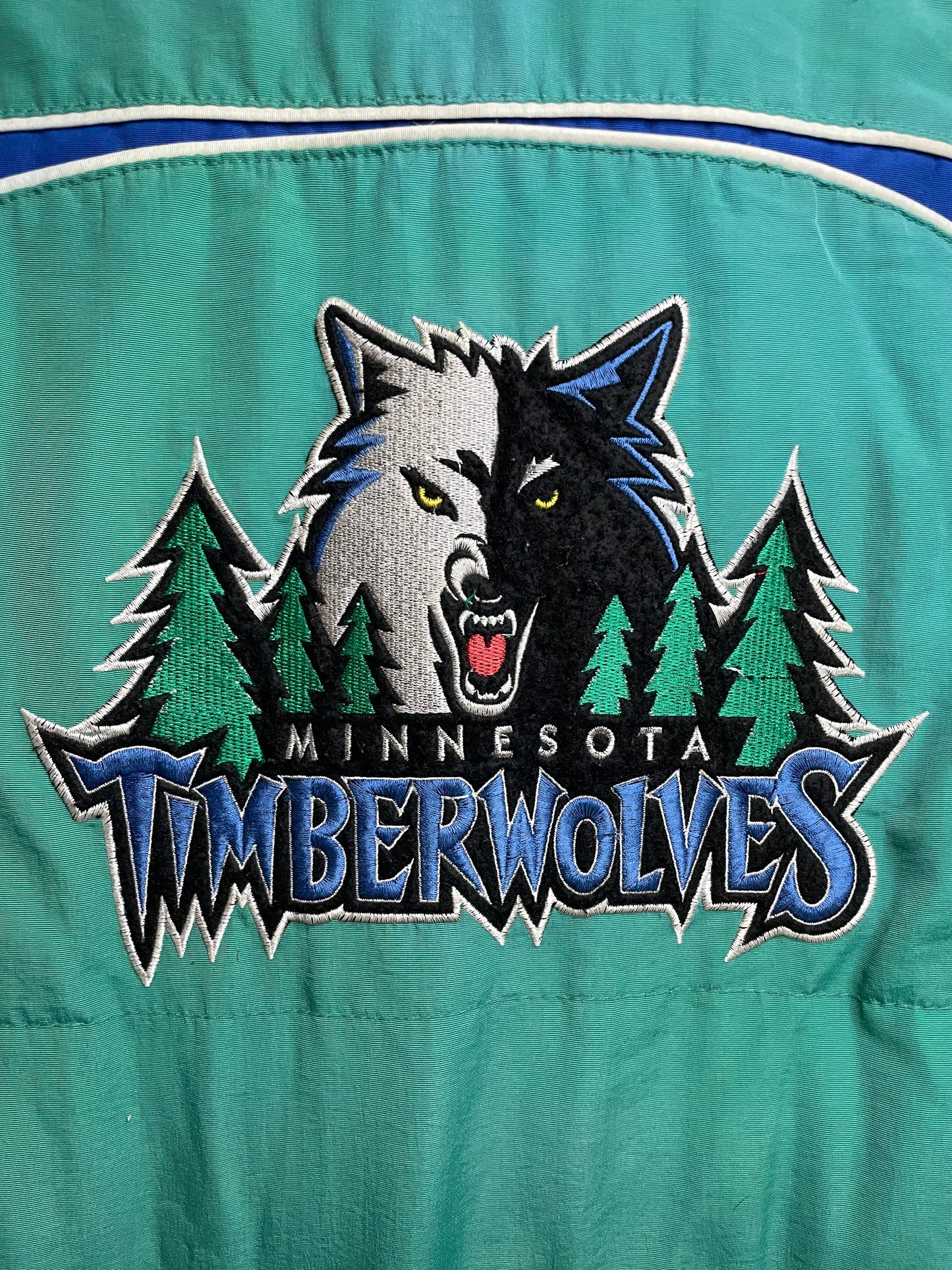 Vintage 1990s Minnesota Timberwolves reversible jacket