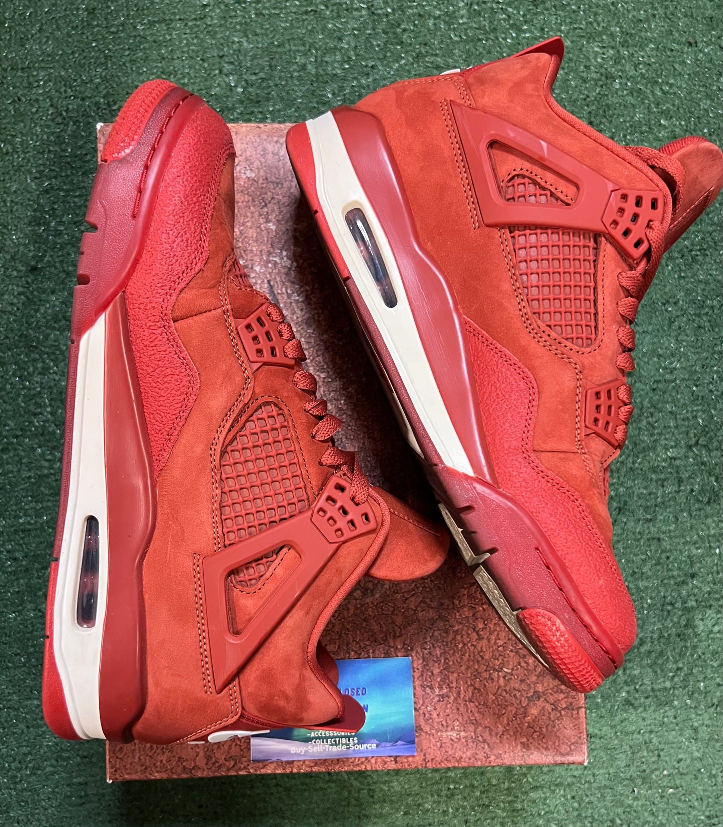 Jordan 4 brick by brick X Nigel Sylvester size 10.5men/12women
