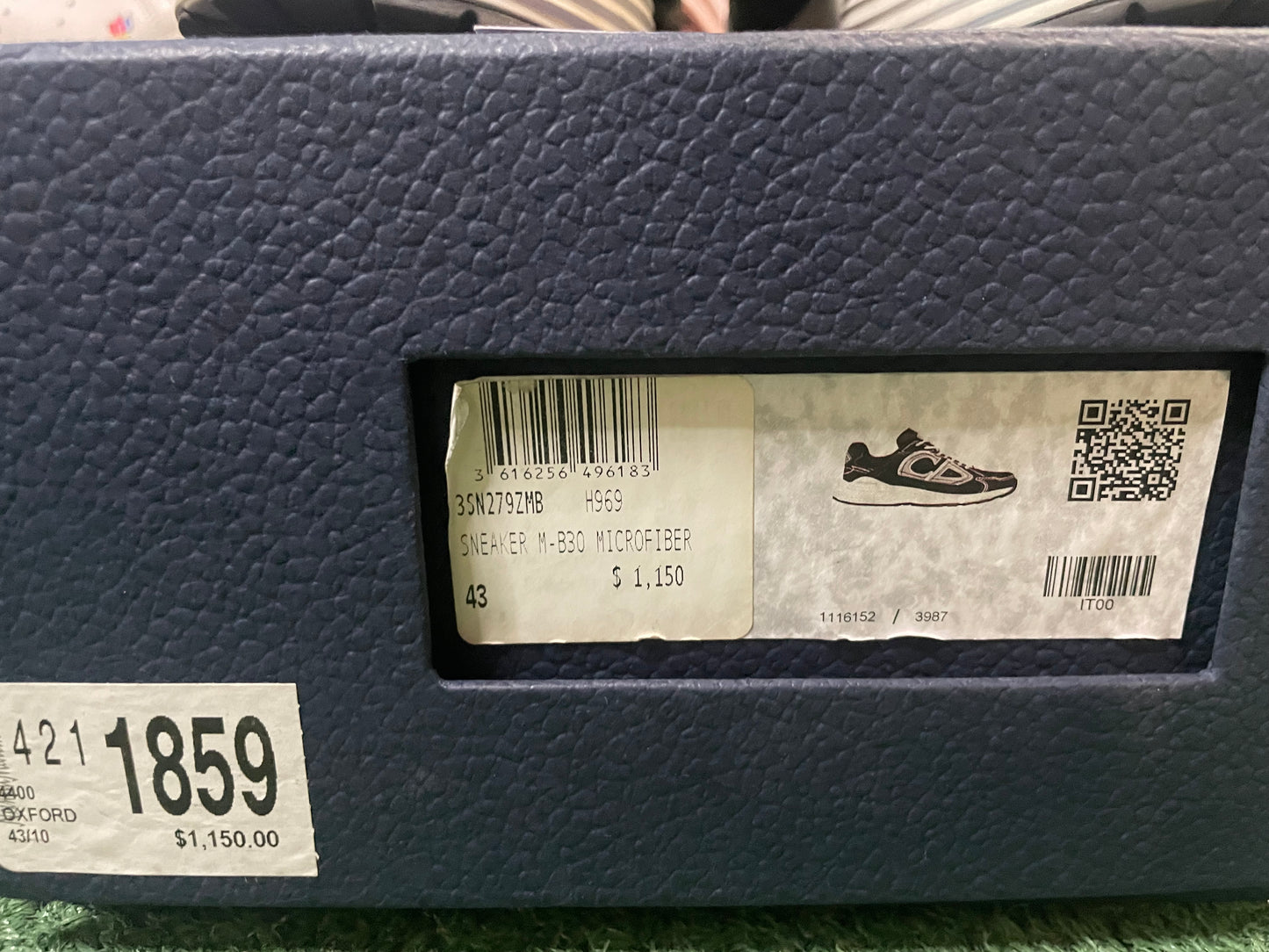 Dior B30 black size 10men/11.5women(EU 43)