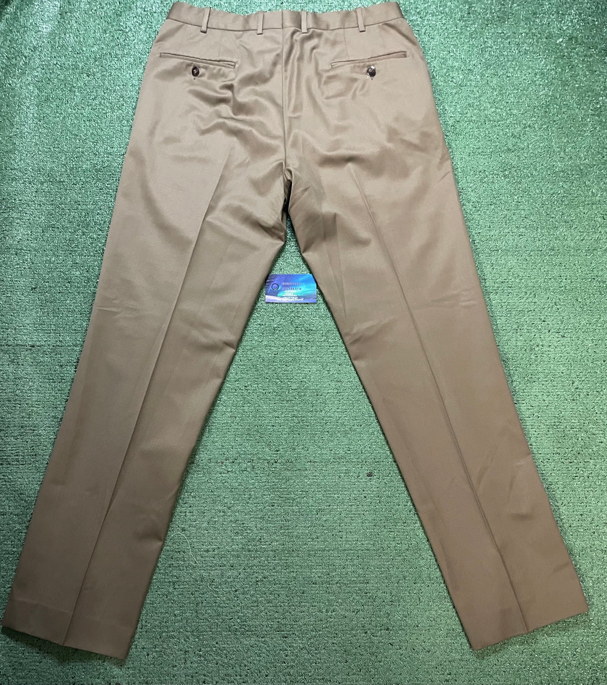 Britches tobacco wool trousers