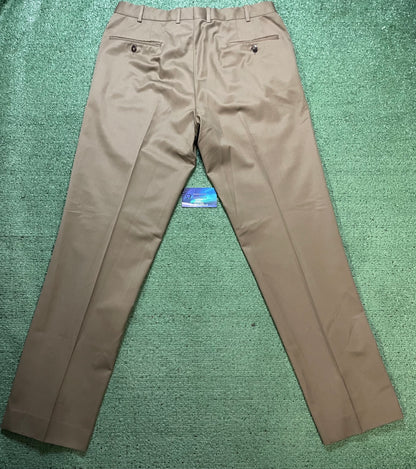 Britches tobacco wool trousers