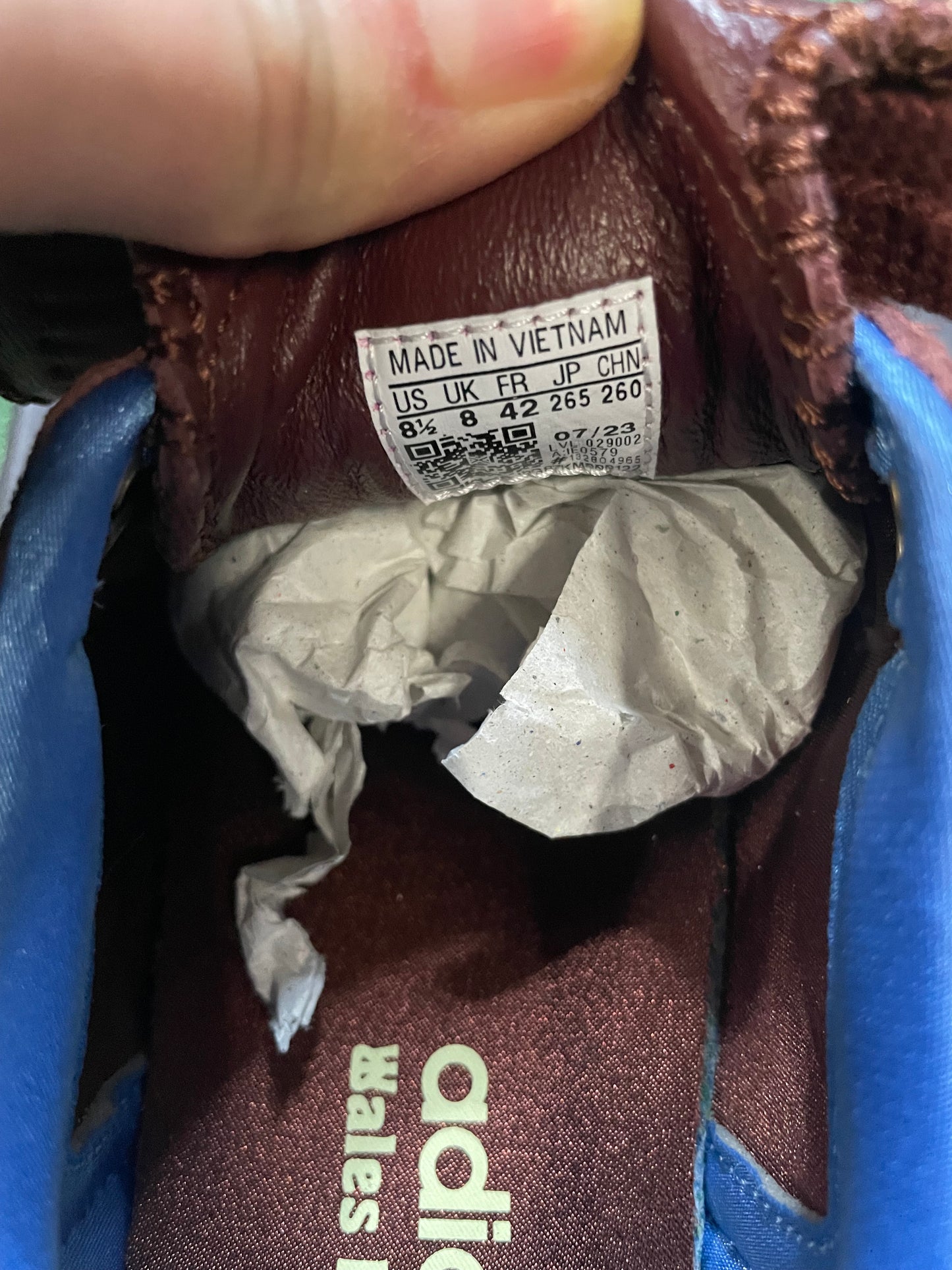 Adidas X Wales Bonner samba fox brown