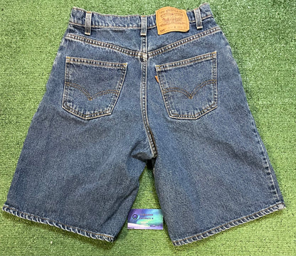 Vintage 1990s Levi 565 Orange tab Jean shorts