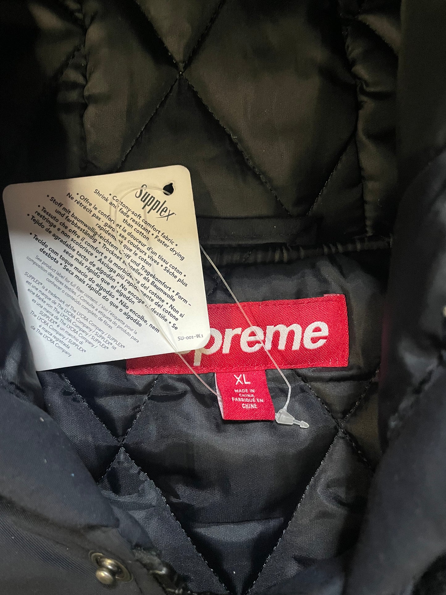Supreme studded stadium black jacket