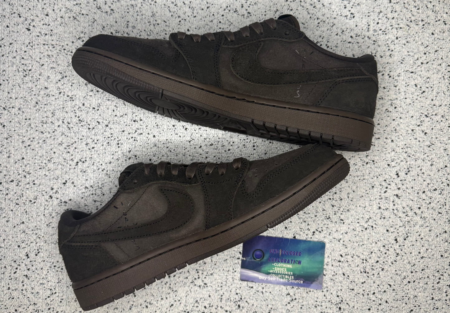Jordan 1 Travis Scott Velvet 9 Men/10.5 Women “Preowned”