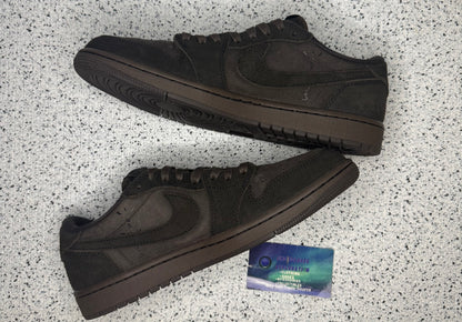 Jordan 1 Travis Scott Velvet 9 Men/10.5 Women “Preowned”