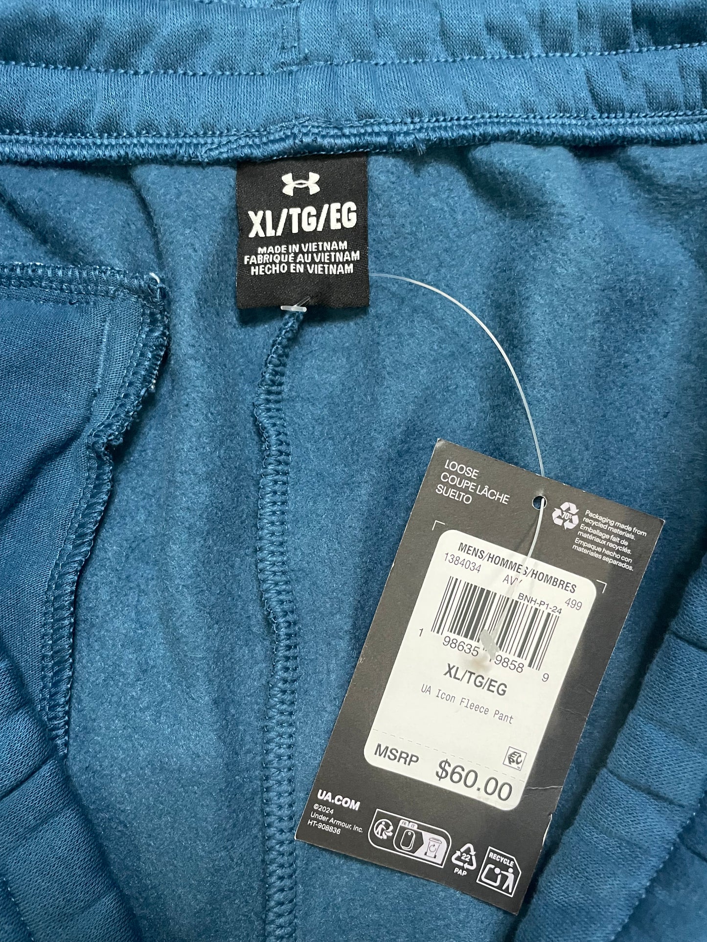 Under Armour Icon Fleece blue  Pants
