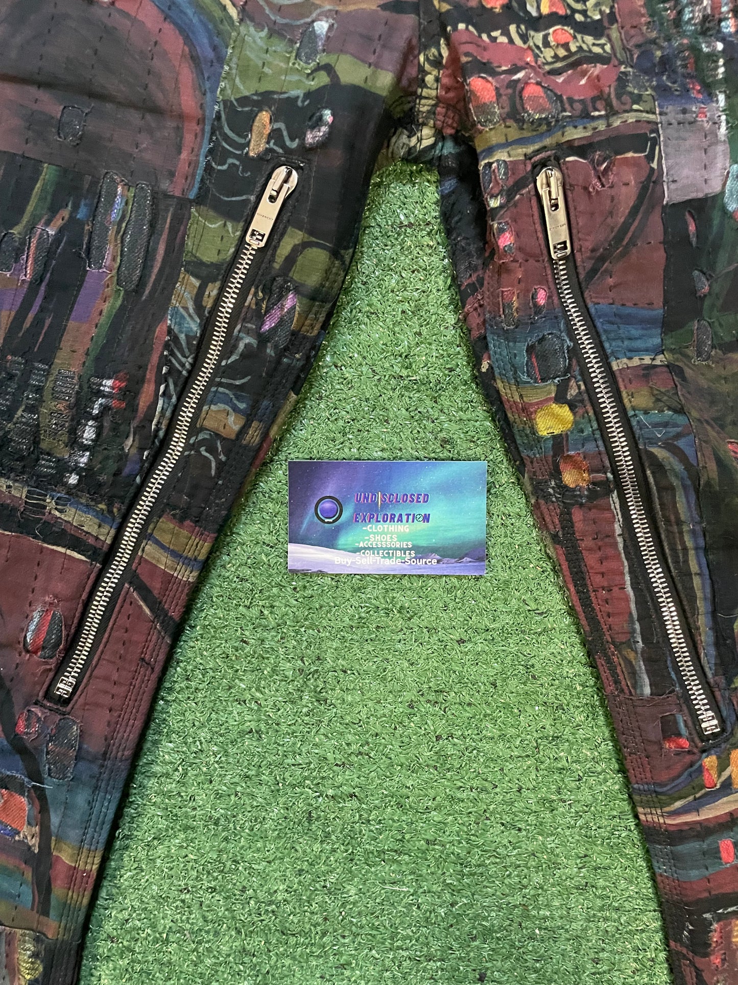 Givenchy X Josh smith distressed denim jeans