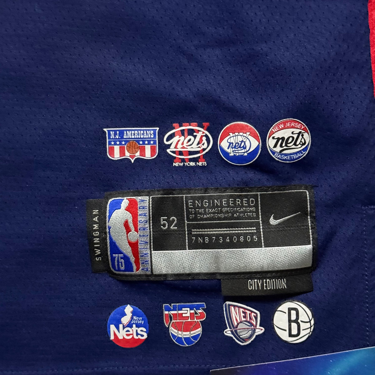 Kevin Durant Brooklyn Nets 75th Anniversary Jersey