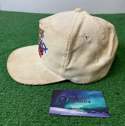 Vintage 1980s  Los Angeles Lakers NBA Back to Back Champions corduroy hat
