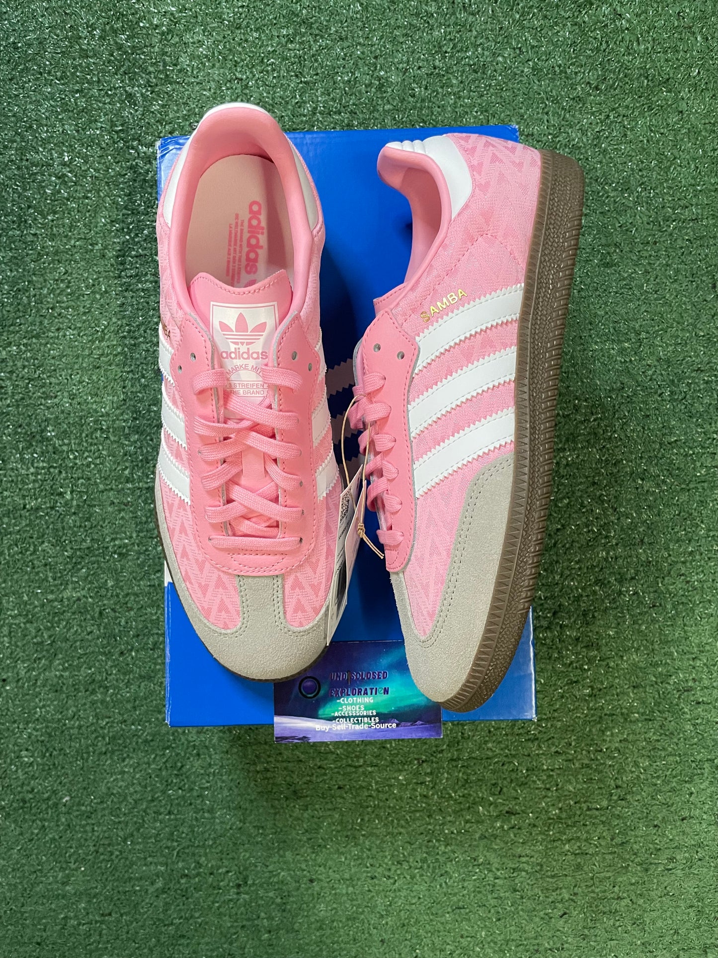 Adidas Samba light pink white gum