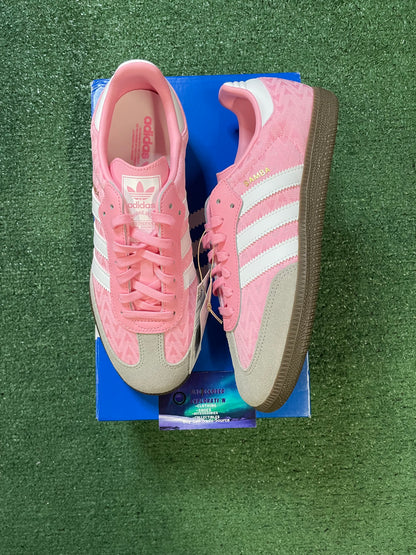 Adidas Samba light pink white gum