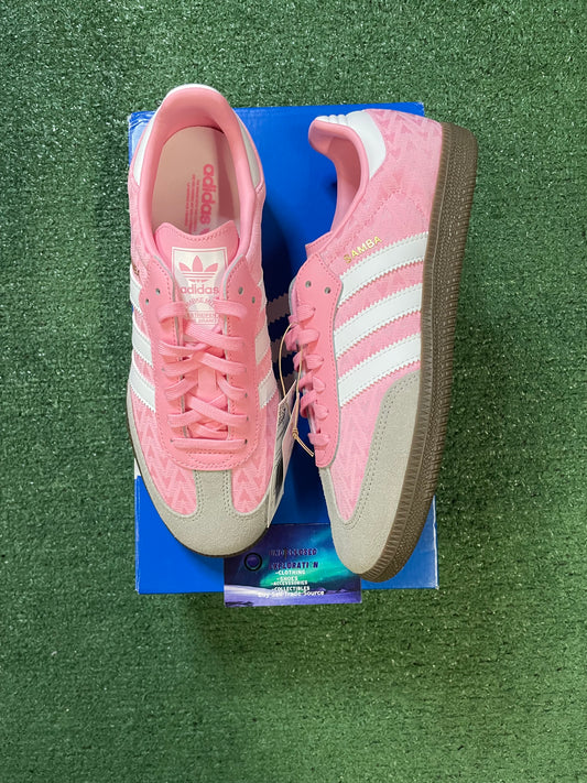 Adidas Samba light pink white gum