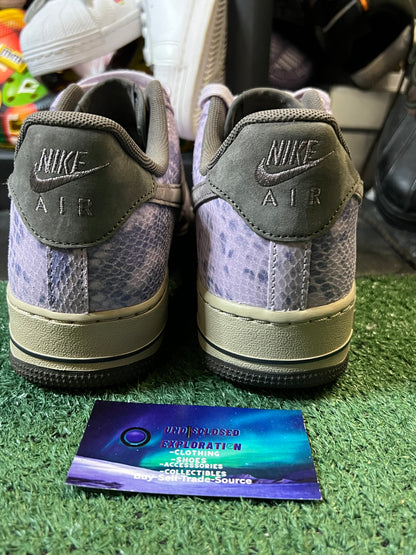 Nike Air Force 1 low purple snakeskin