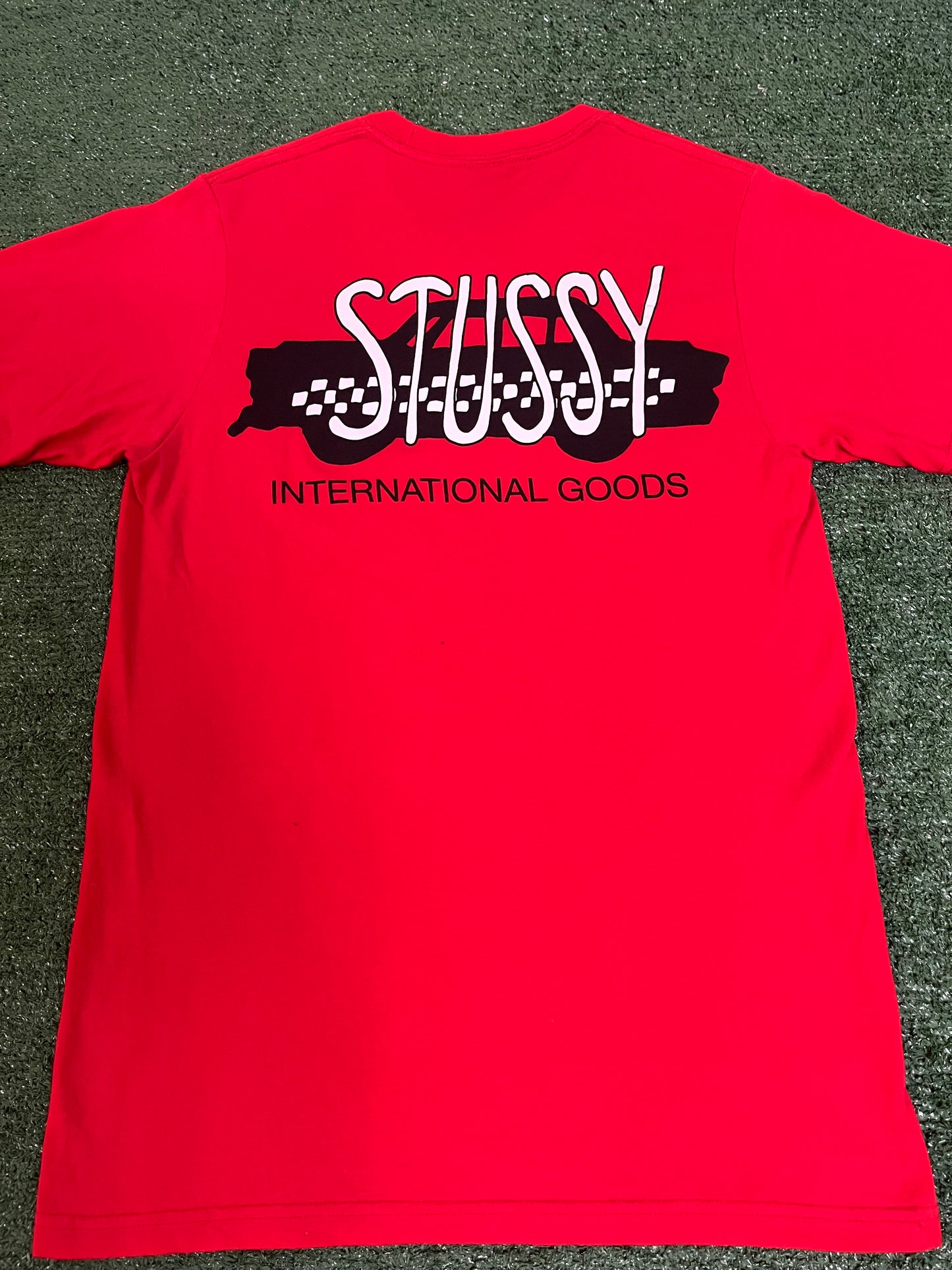 stussy international goods taxi cab tee