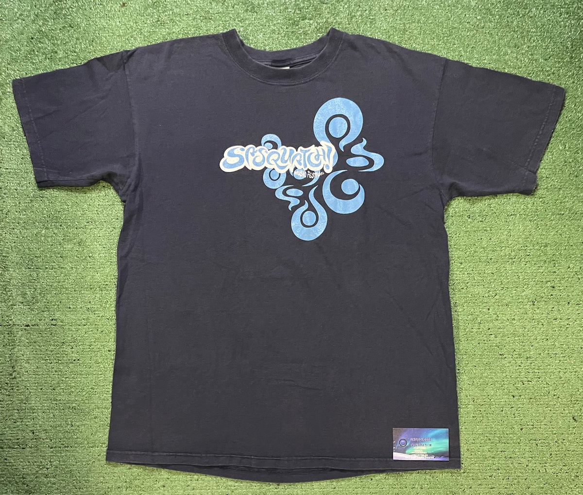 Vintage 2000s Sasquatch music festival Coldplay tee