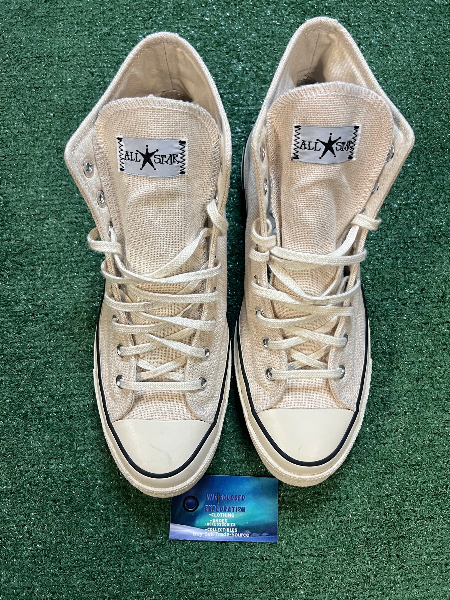 Converse chuck Taylor All star 70 X Stussy fossil pearl size 11.5men/13women