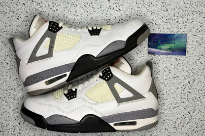 Jordan 4 White Cement 2012 10 Men/11.5 Women “Preowned”