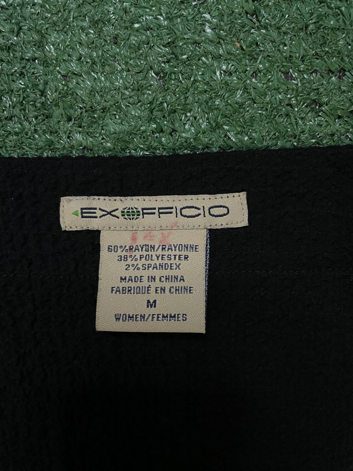 Exofficio black cardigan