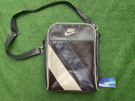 Vintage Leather Nike Sachel Bag